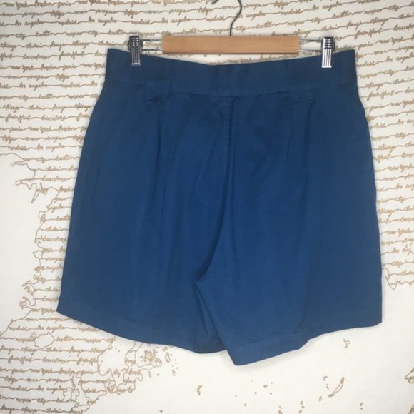 St. John's Bay Size 14 Blue High Waist Cargo Shorts - Picture 3 of 5